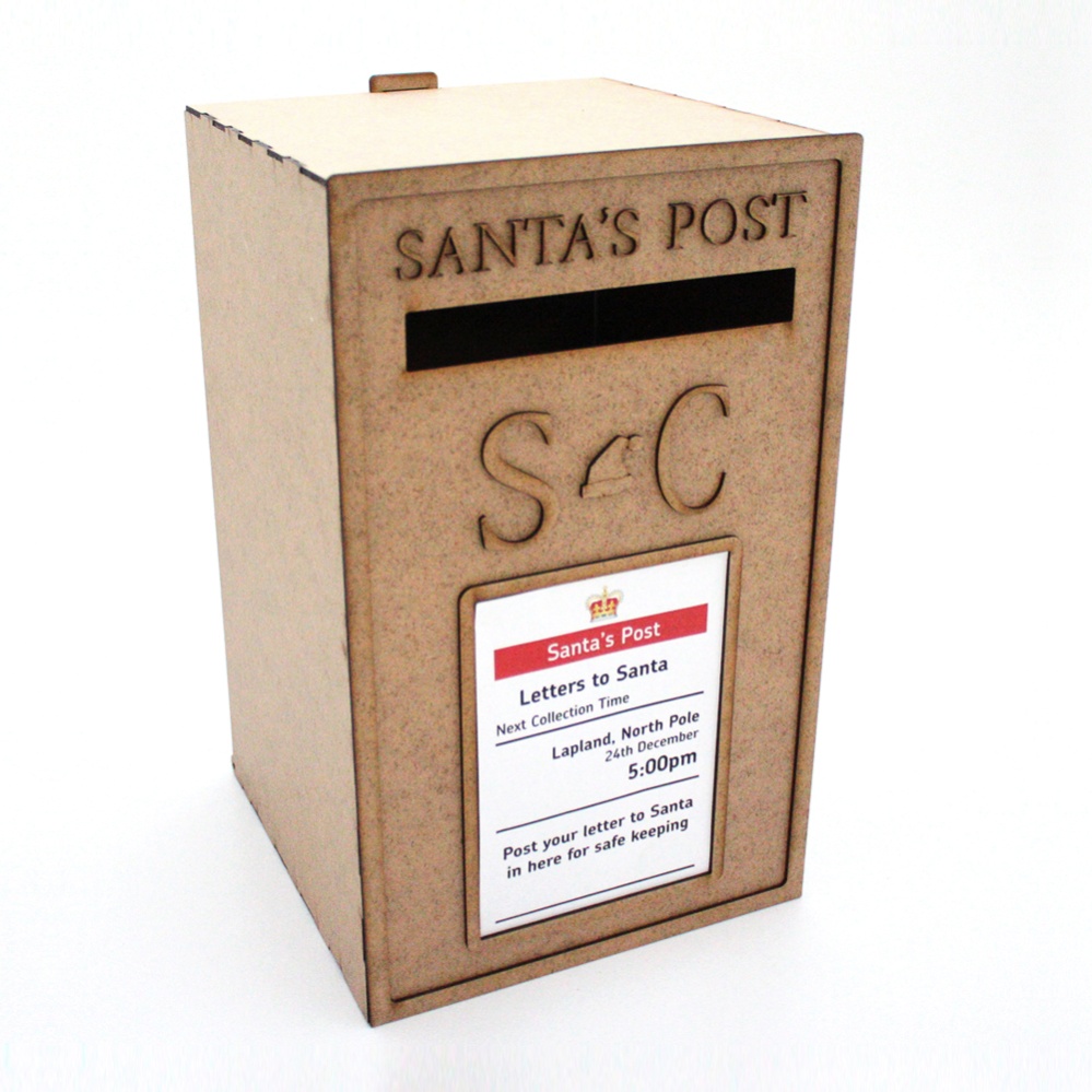 Santa Post Box Printed Sign